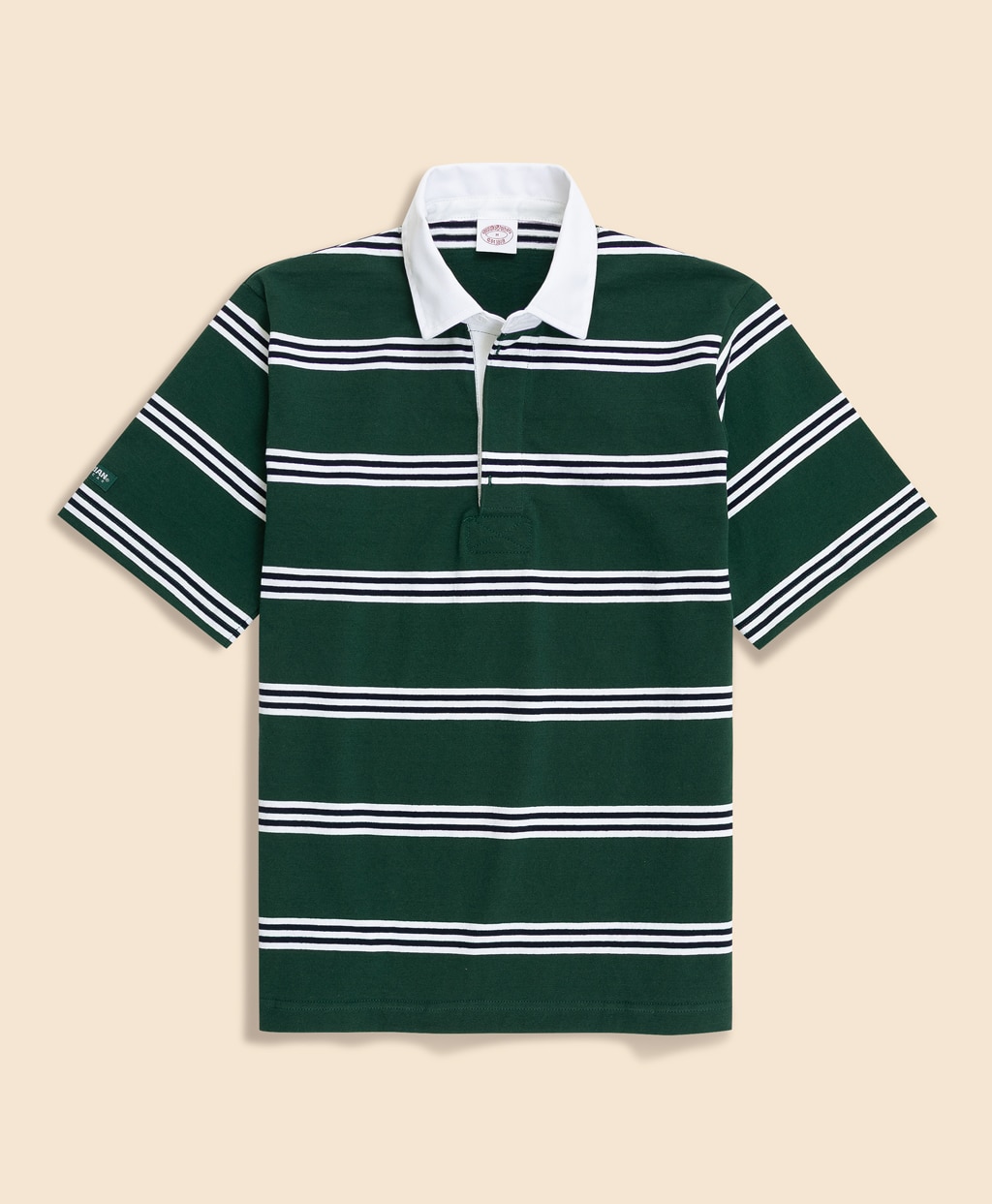 Brooks Brothers × BARBARIAN　コットン　ライトウェイト　ラグビーシャツ1