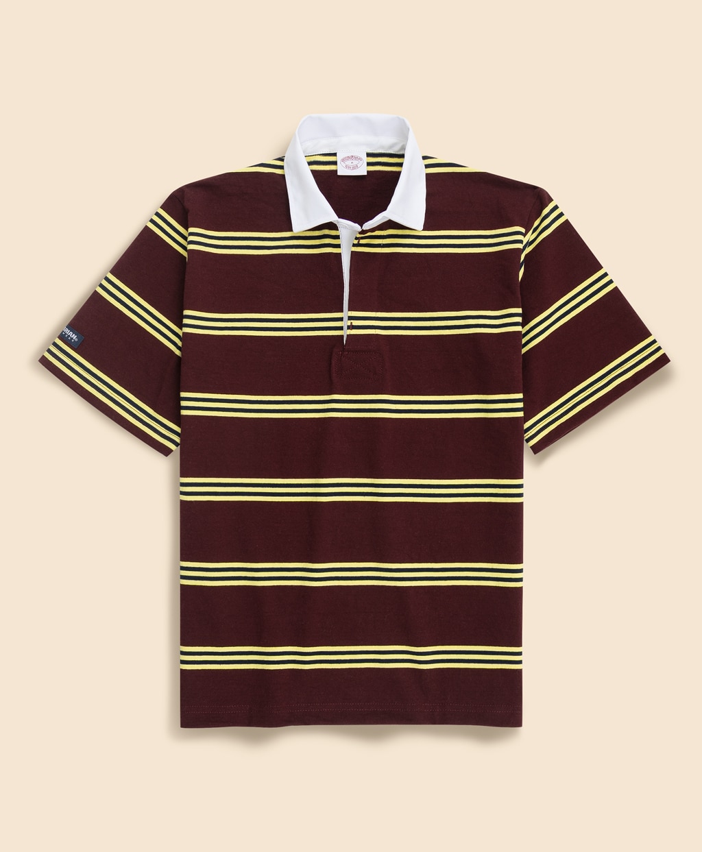 Brooks Brothers × BARBARIAN　コットン　ライトウェイト　ラグビーシャツ1