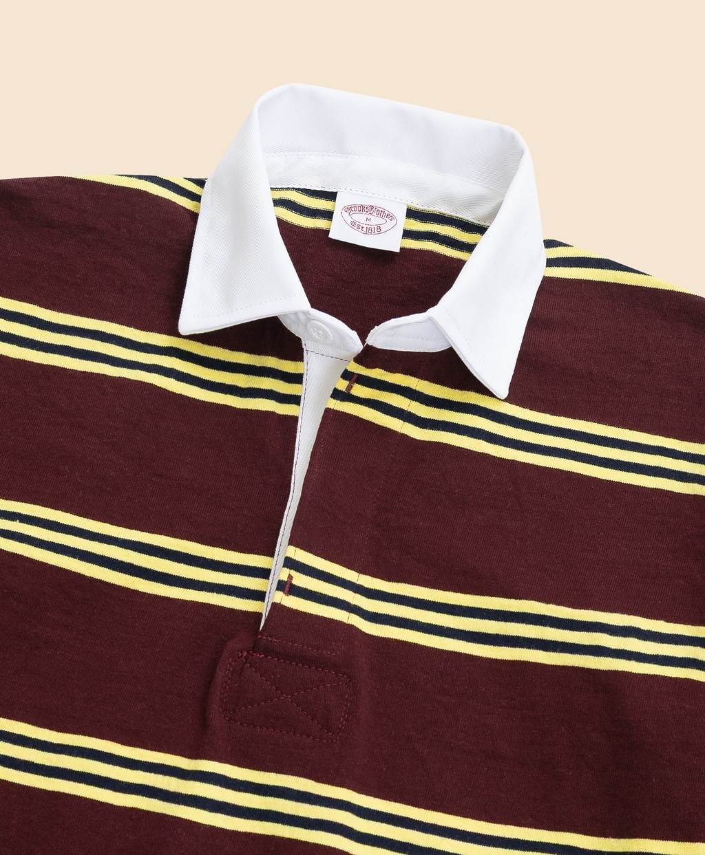 Brooks Brothers × BARBARIAN　コットン　ライトウェイト　ラグビーシャツ2