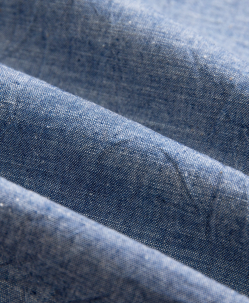 コットンシャンブレー　ポロカラーワークシャツ　Made in USA5