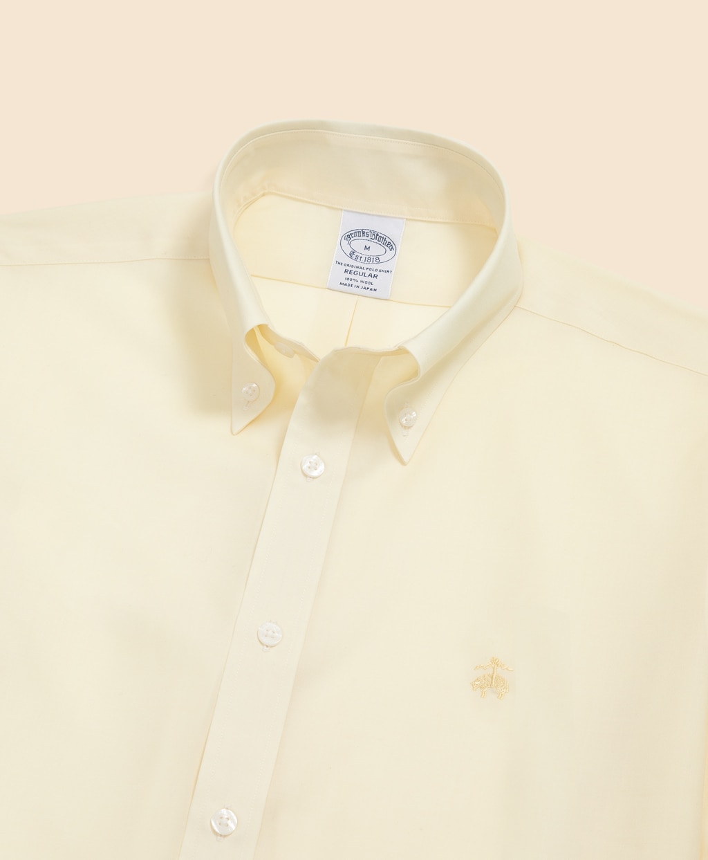 ウォッシャブルウール　GFロゴ　スポーツシャツ2