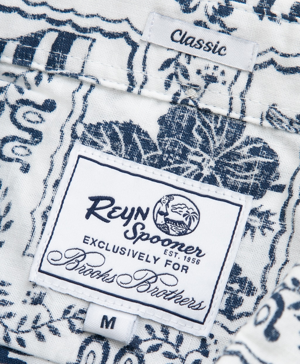 Brooks Brothers×Reyn Spooner　コットン／ポリエステル　プルオーバー　アロハシャツ3