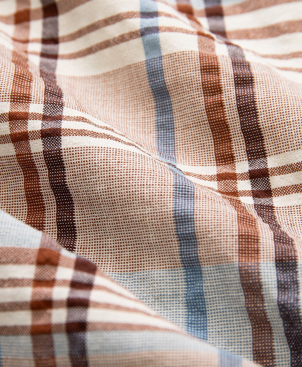 ウール／ポリエステル　チェック　キャンプシャツ　Regular Fit3