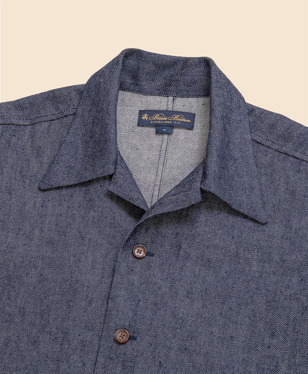 リネン／ウール　キャンプシャツ2