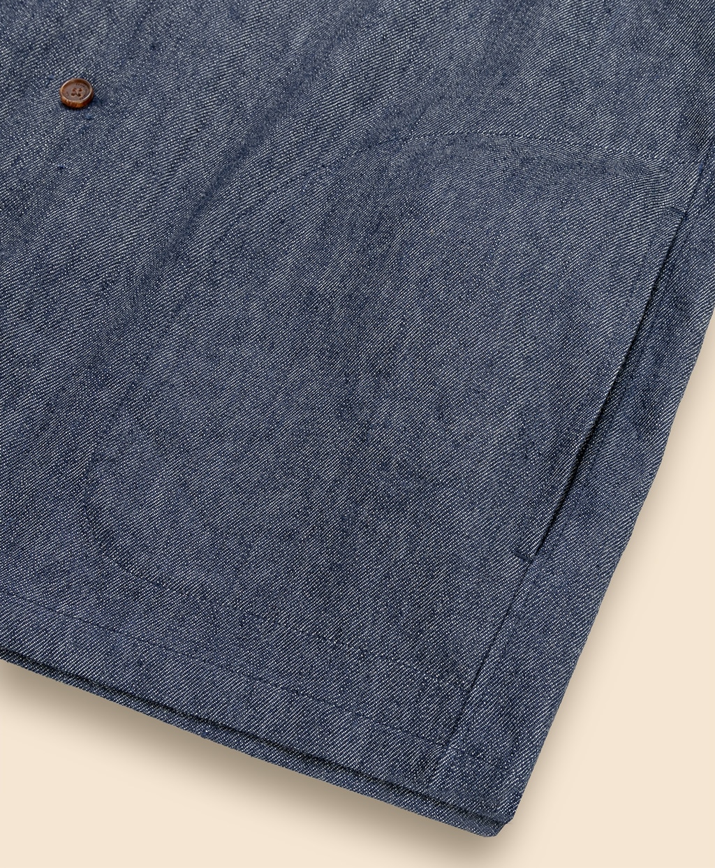 リネン／ウール　キャンプシャツ3