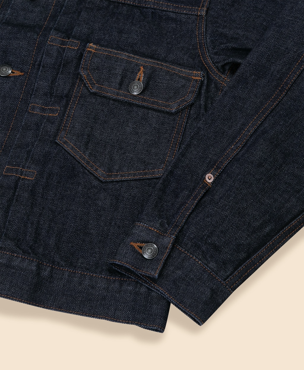 コットン　デニム　トラッカージャケット3