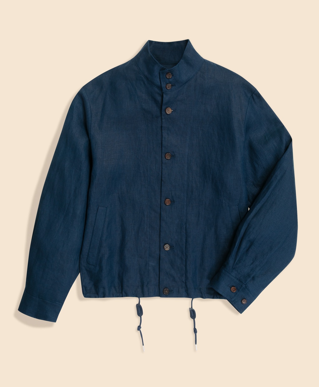 リネン　ショートジャケット1