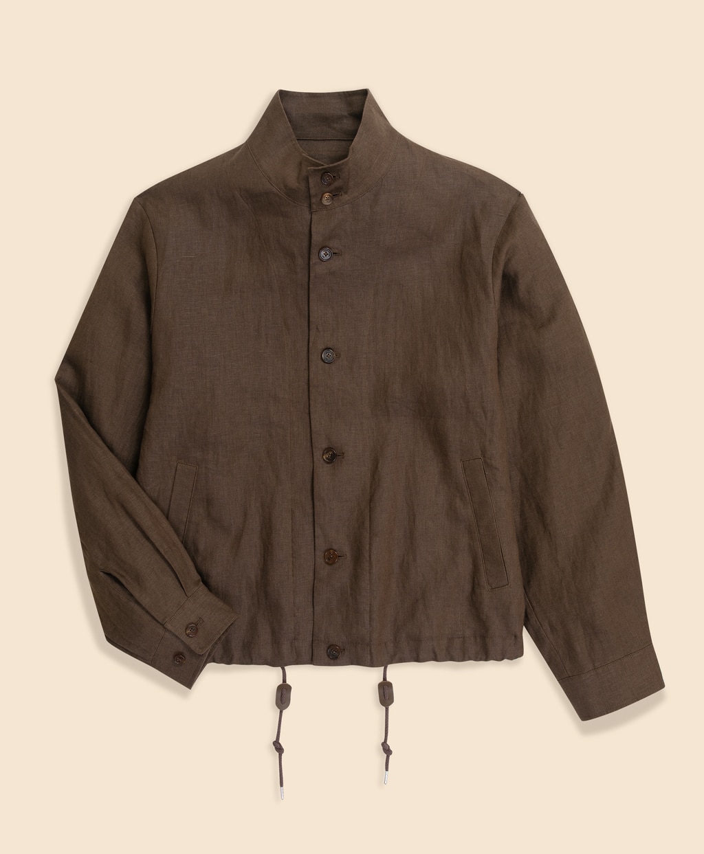 リネン　ショートジャケット1