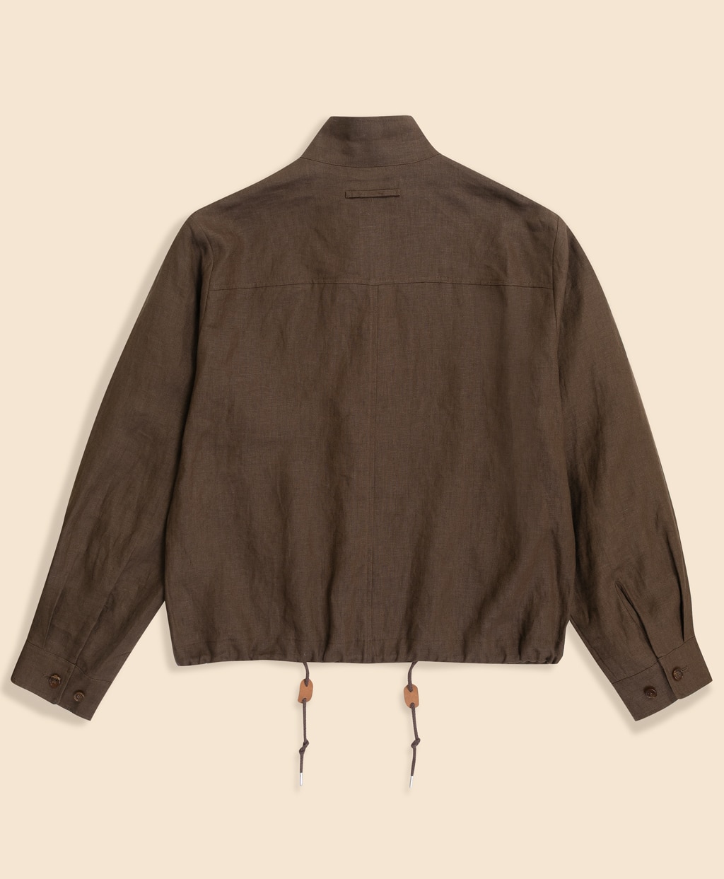 リネン　ショートジャケット2