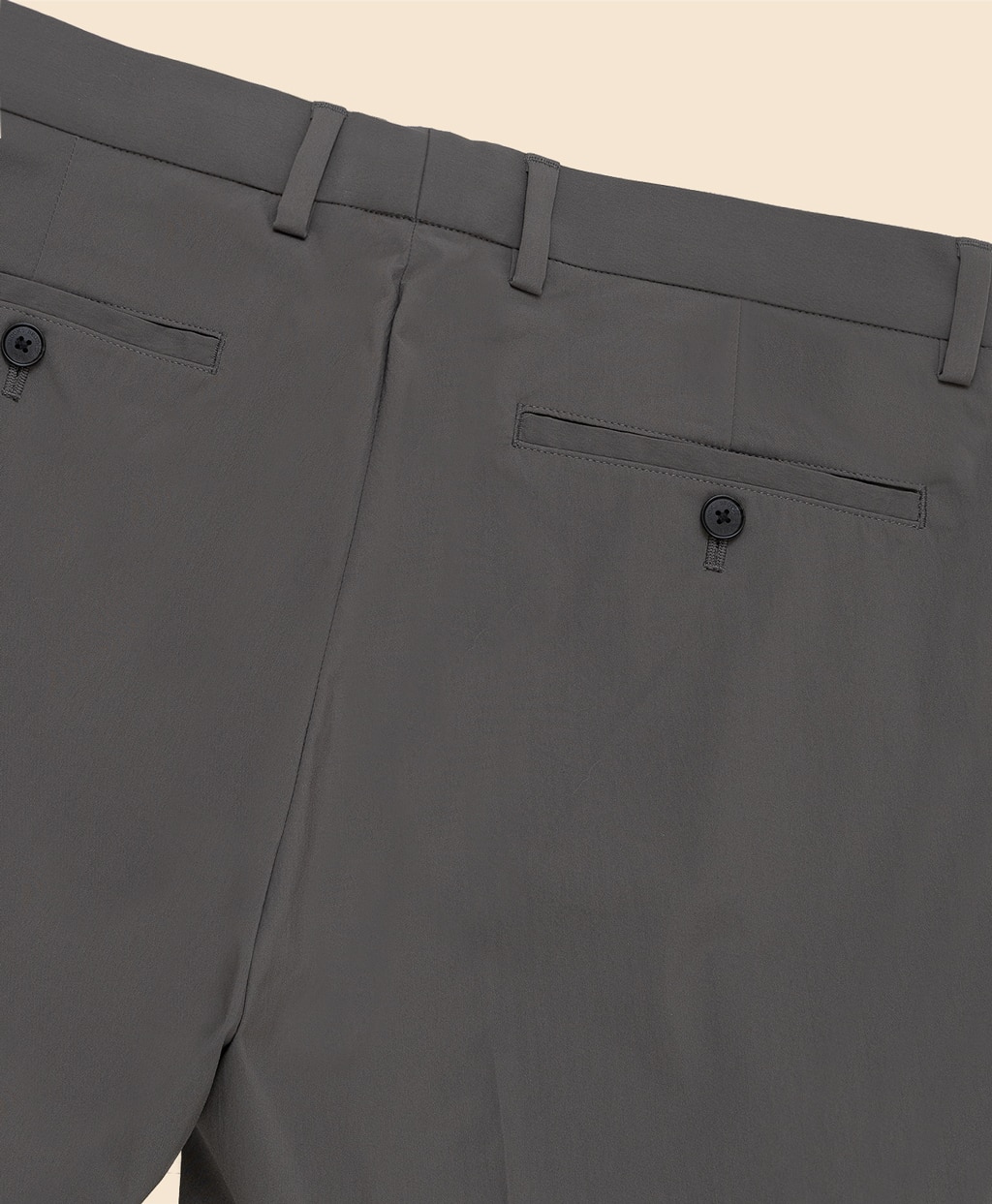 ポリエステル　ストレッチポプリン　プレーンフロント　チノパンツ　Slim2