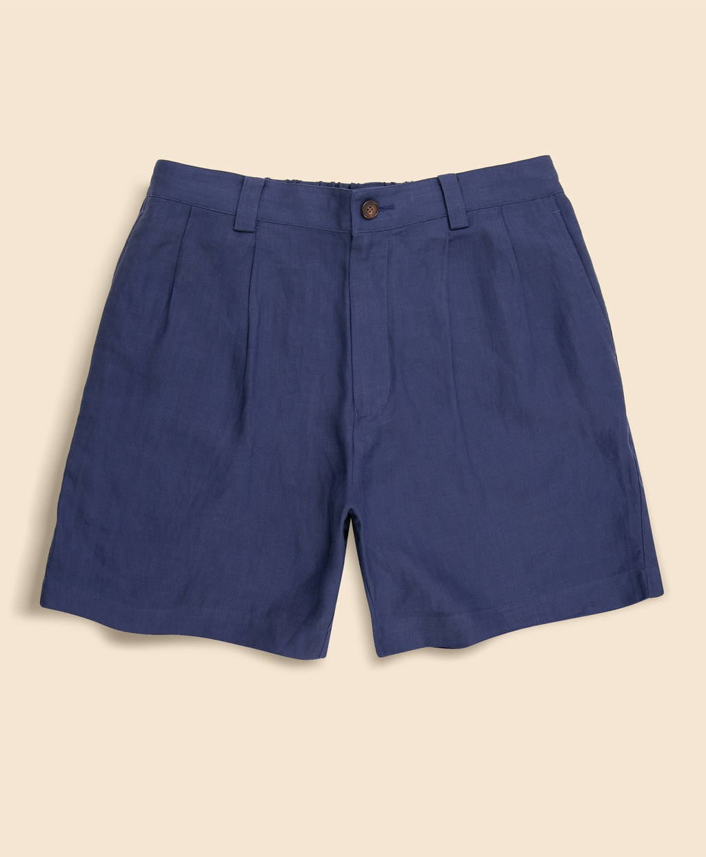 リヨセル／リネン　ヘリンボーン　ショーツ1