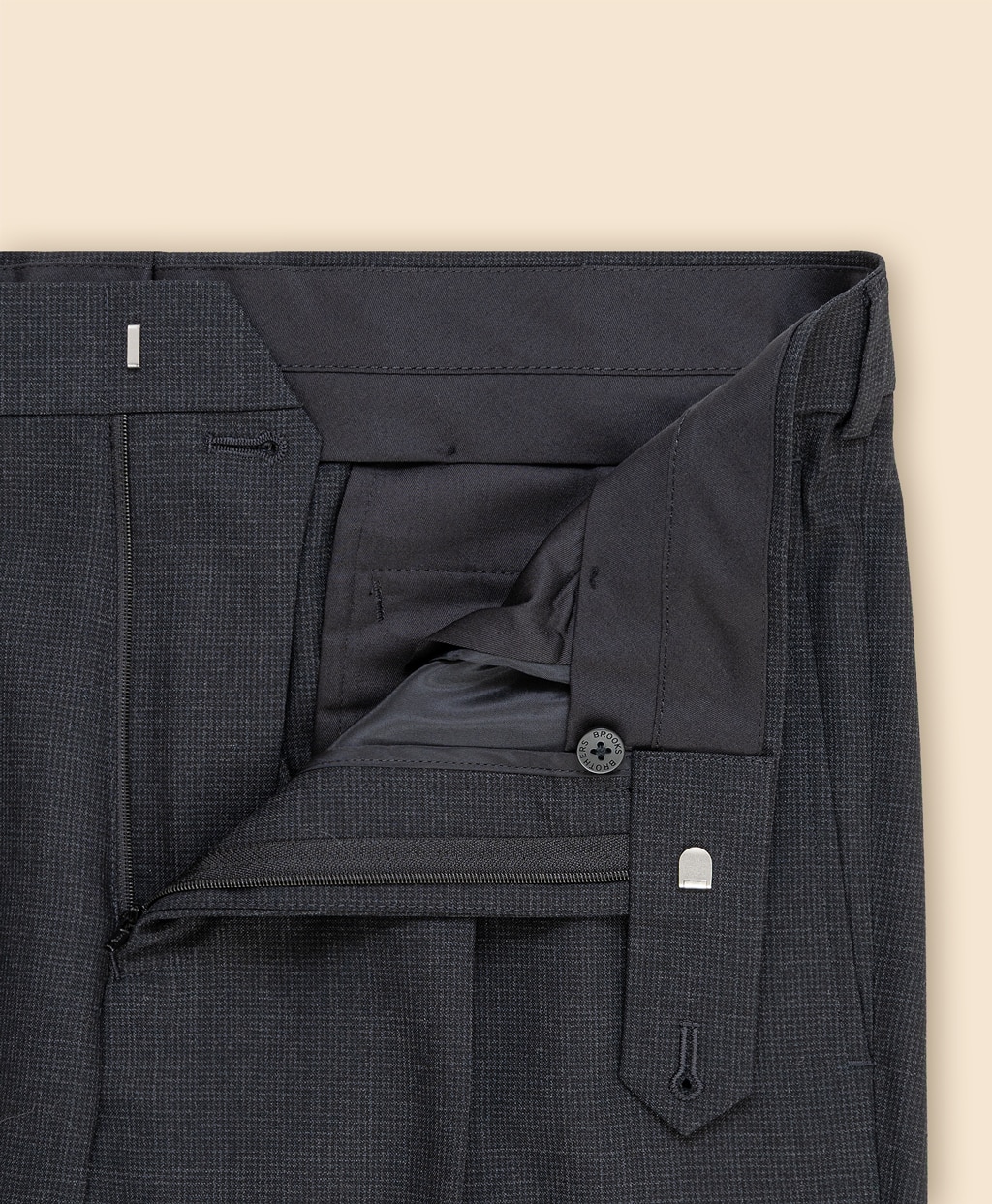 Brooks Brothers Explorer　ウール　ハイツイスト　ハウンドトゥース　段返り３釦スーツ　TOKYO model8