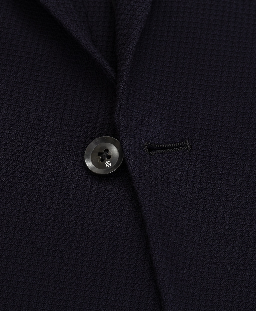 コットン　ニット　テキスチャード　シングル2釦ジャケット　Classic4