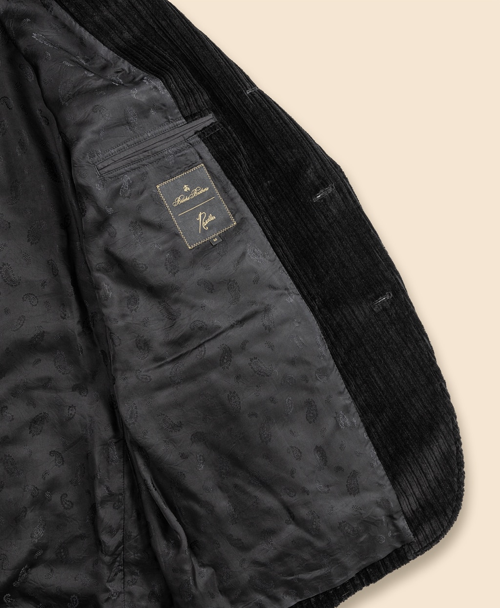 Brooks Brothers × NEEDLES　コットンコーデュロイ　GFパピヨン　リラックスフィット　段返り3釦ジャケット6