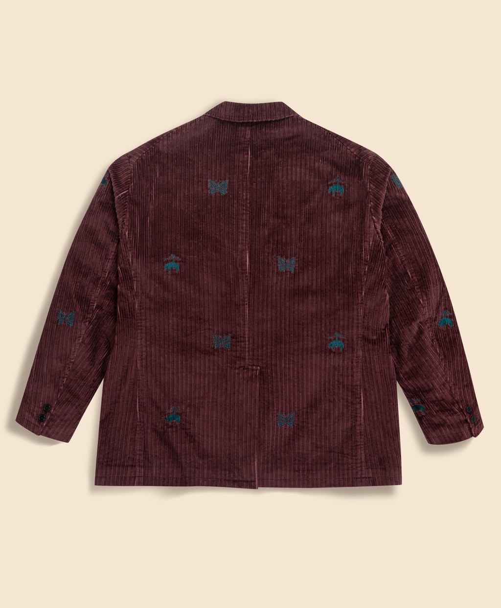 Brooks Brothers × NEEDLES　コットンコーデュロイ　GFパピヨン　リラックスフィット　段返り3釦ジャケット2