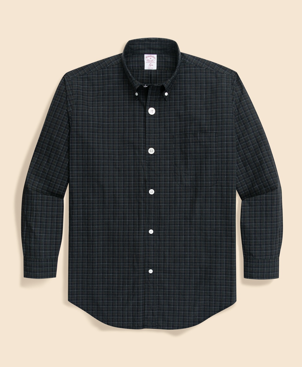 Brooks Brothers × NEEDLES　コットンポプリン　ミニタータンチェック　ボタンダウンシャツ1