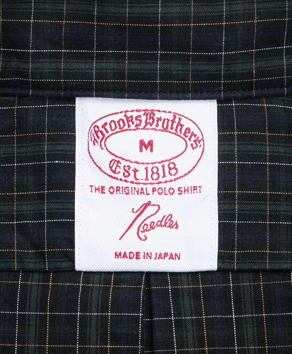 Brooks Brothers × NEEDLES　コットンポプリン　ミニタータンチェック　ボタンダウンシャツ5