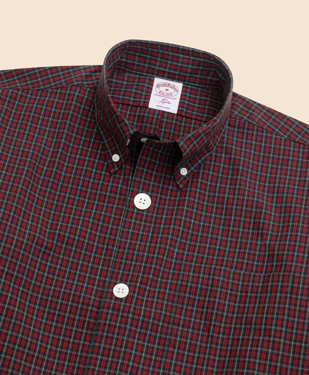 Brooks Brothers × NEEDLES　コットンポプリン　ミニタータンチェック　ボタンダウンシャツ3