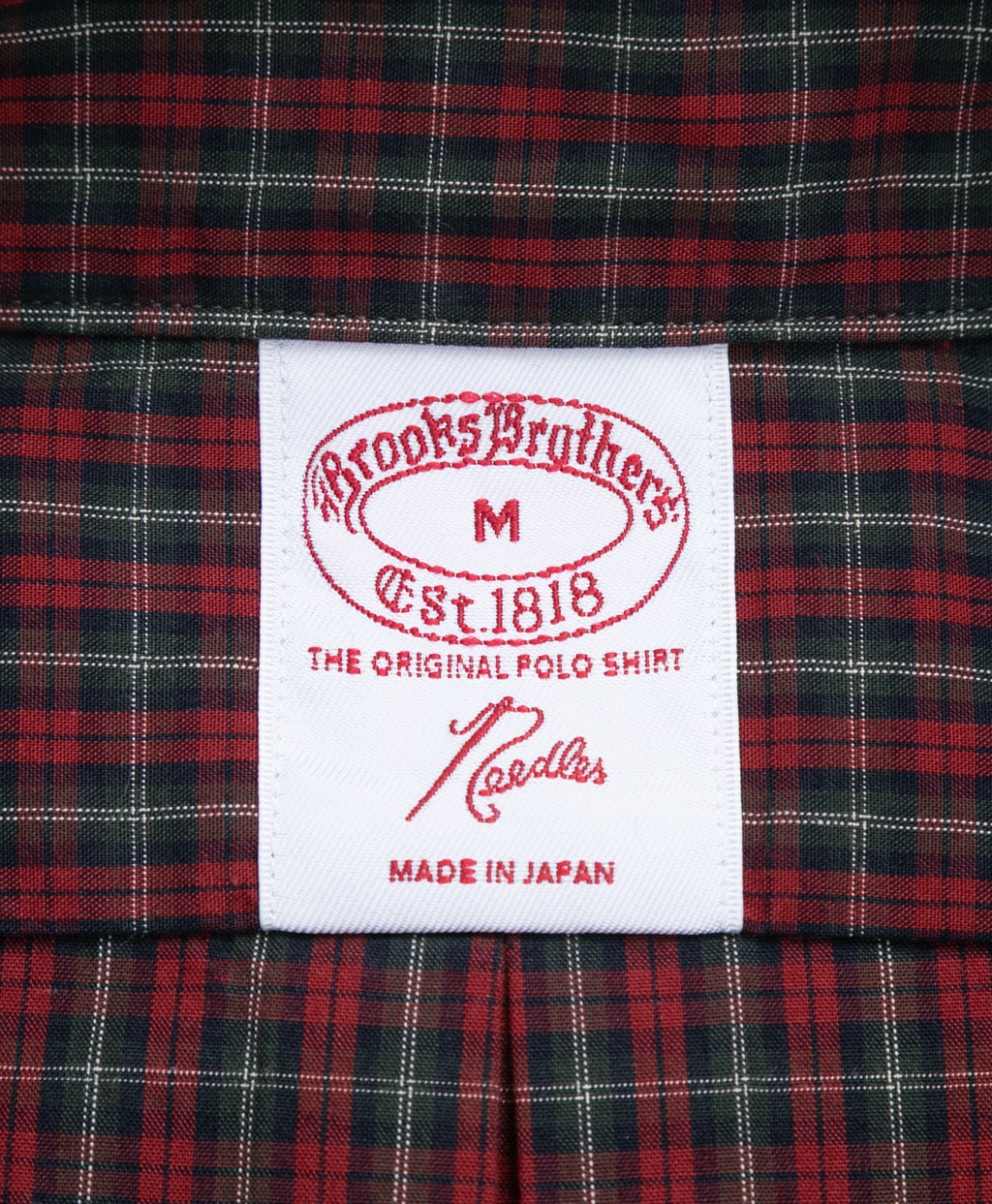 Brooks Brothers × NEEDLES　コットンポプリン　ミニタータンチェック　ボタンダウンシャツ5