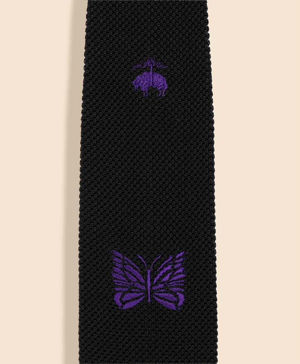 Brooks Brothers × NEEDLES　シルク　GFパピヨン　ニットタイ3
