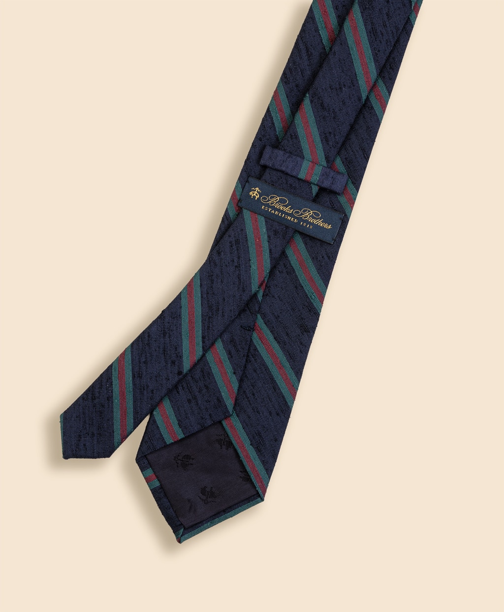 シルク　シャンタン　ストライプタイ2