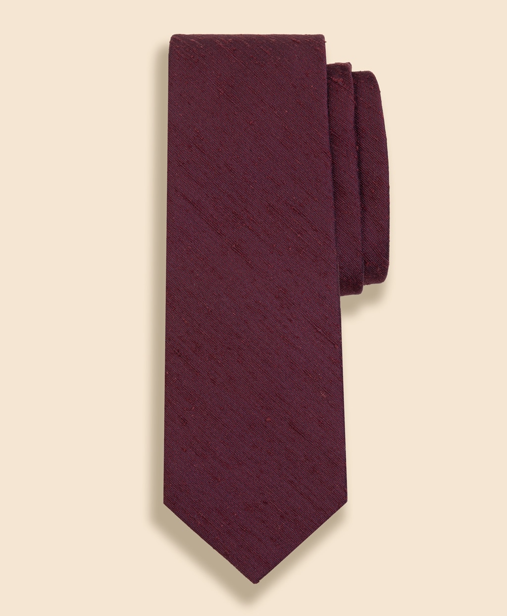 シルク　シャンタン　ソリッドタイ1