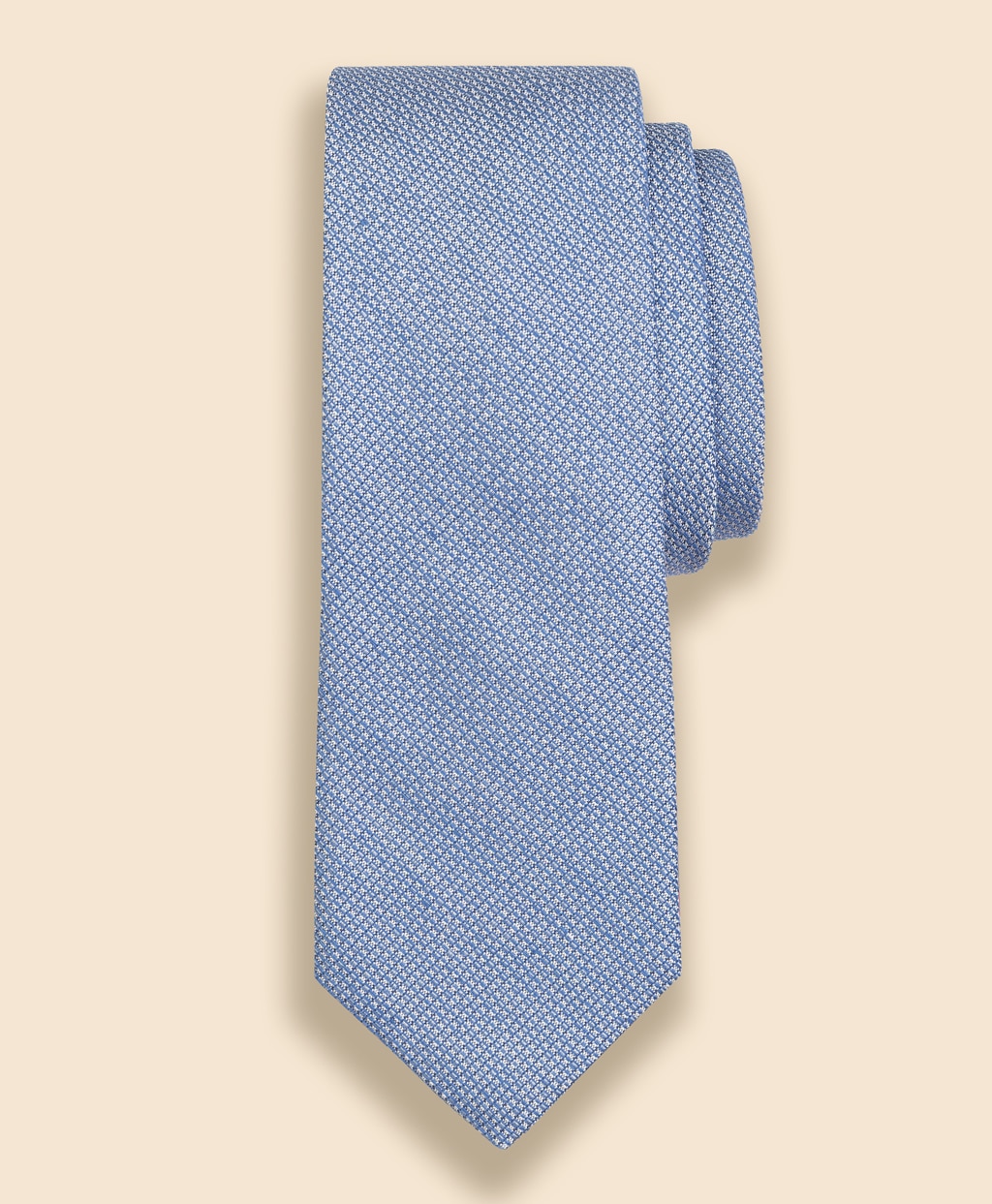 シルク／リネン　バスケットウィーブ　ソリッドタイ1