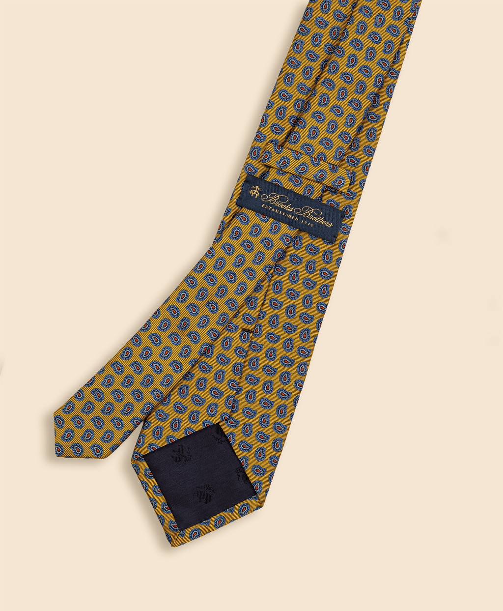 シルク　ペイズリー　ジャカードタイ2