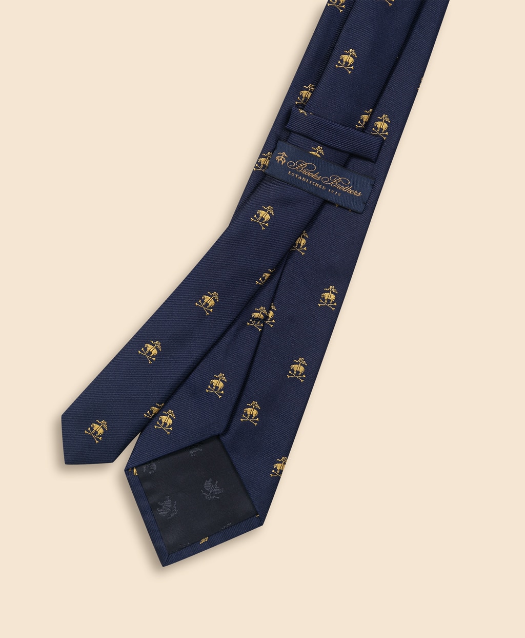 シルク　GFロゴ＆クロスボーン　レップタイ2