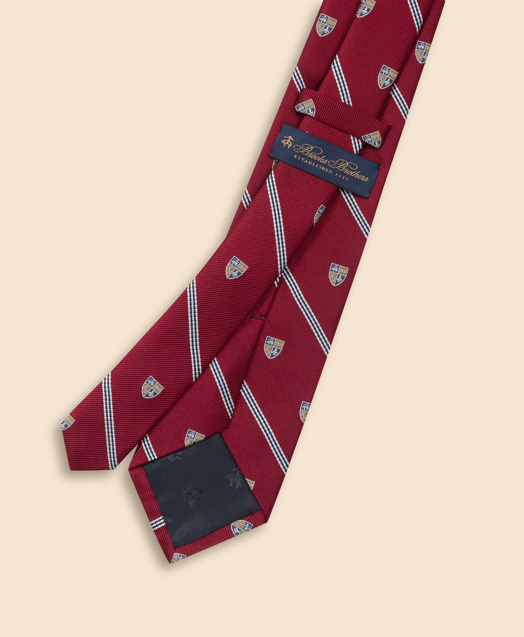 シルク　クレスト　BB#1ストライプ　レップタイ2