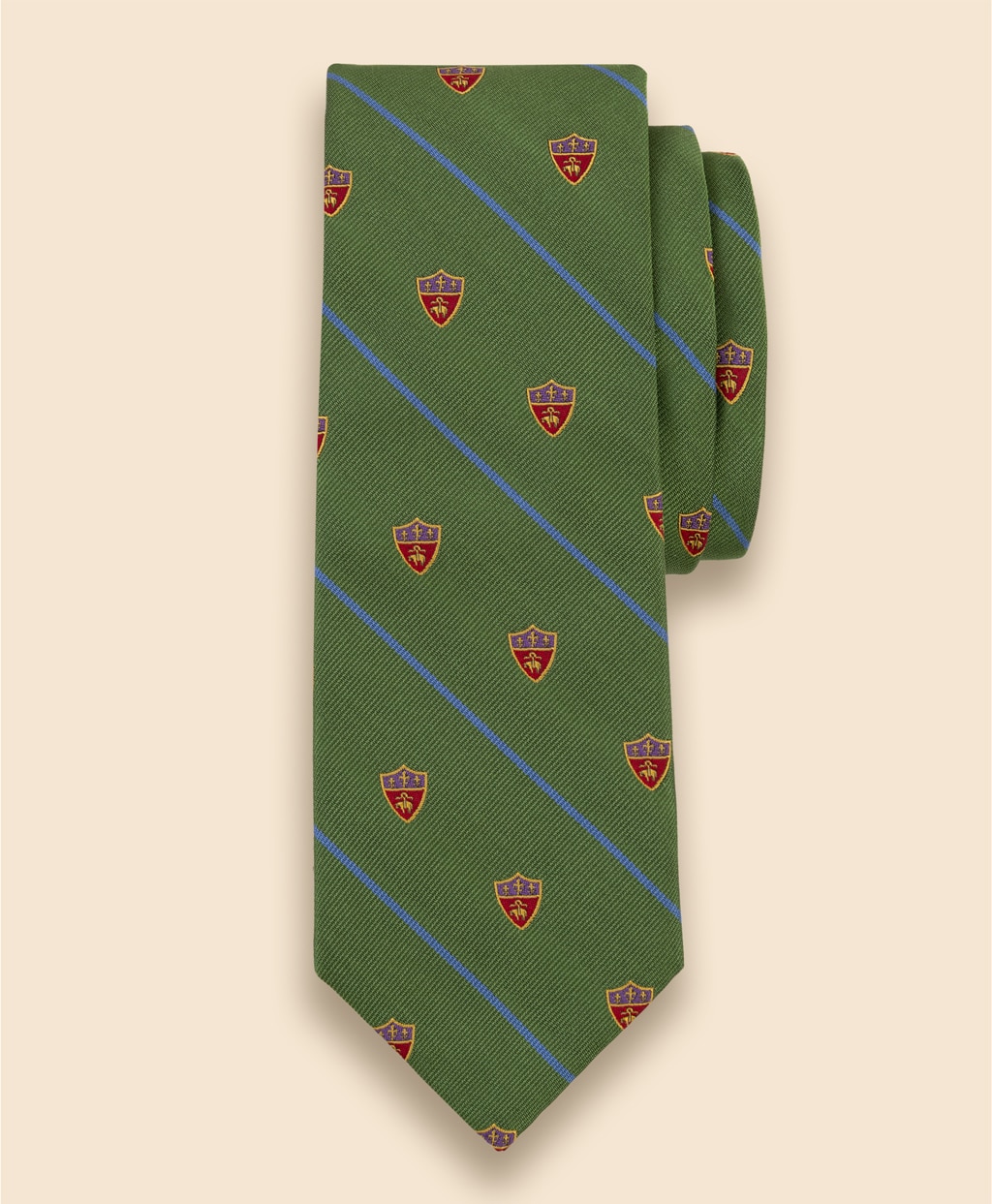 シルク　クレスト　BB#3ストライプ　レップタイ1