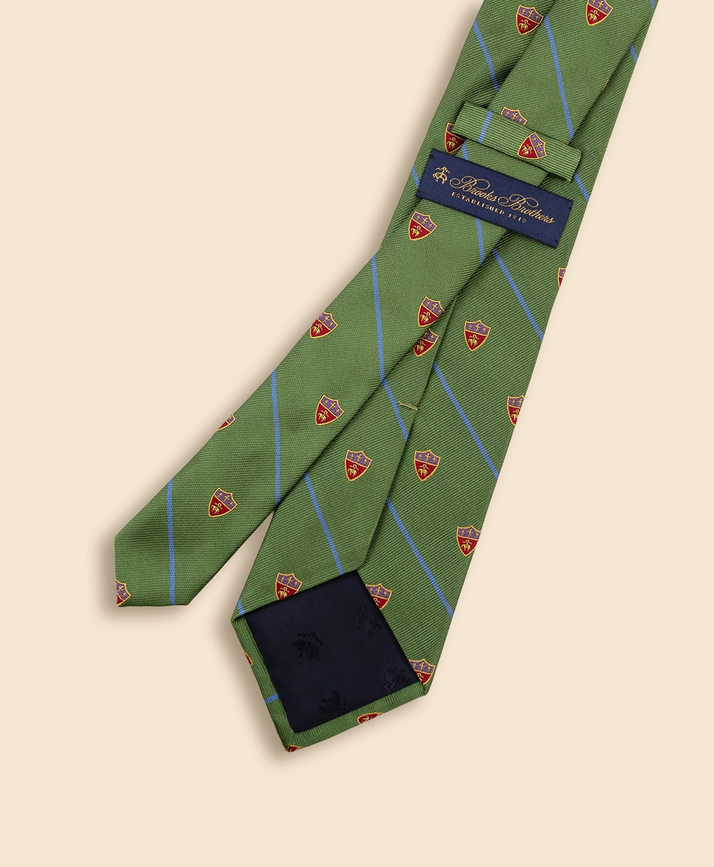 シルク　クレスト　BB#3ストライプ　レップタイ2