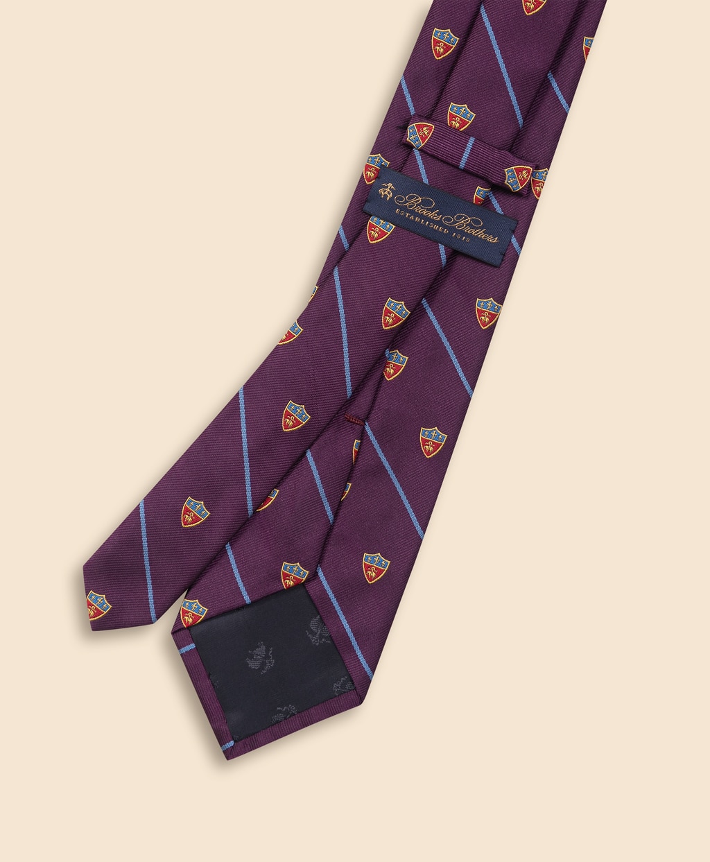 シルク　クレスト　BB#3ストライプ　レップタイ2