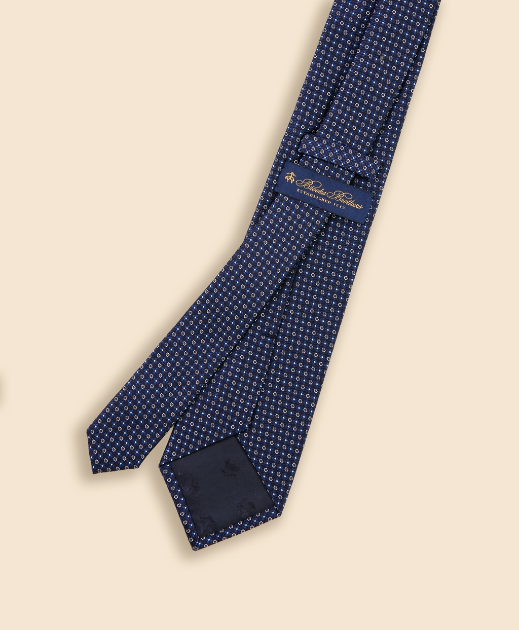 シルク　マイクロフラワーモチーフ　ジャカードタイ2