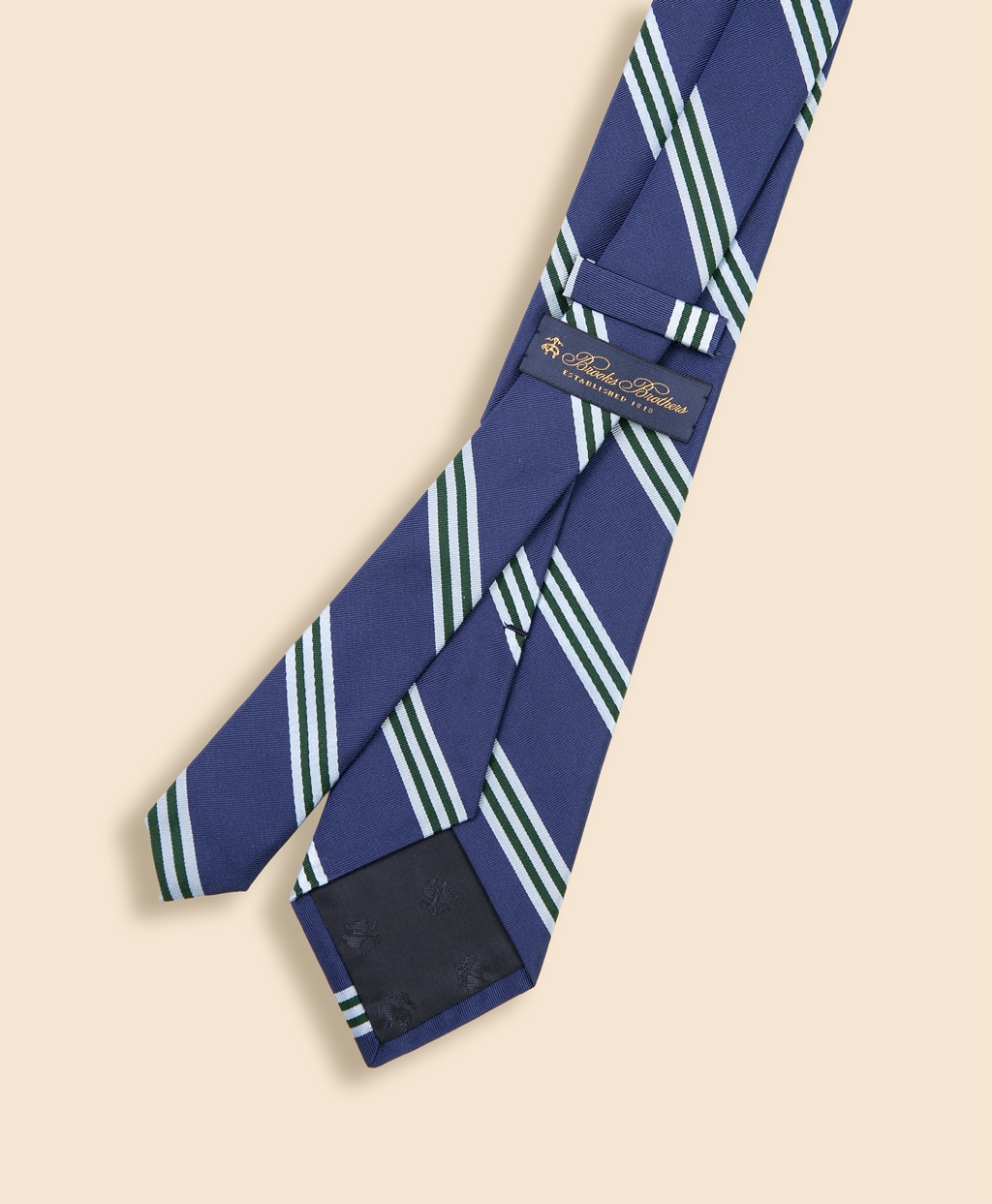 シルク　サテン　BB#1ストライプ　レップタイ2