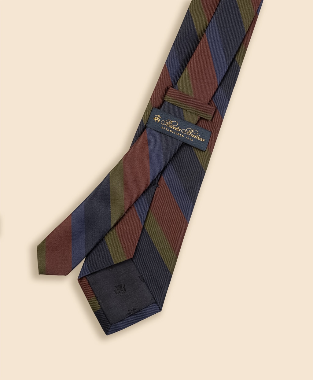 シルク　マルチワイドストライプ　レップタイ2