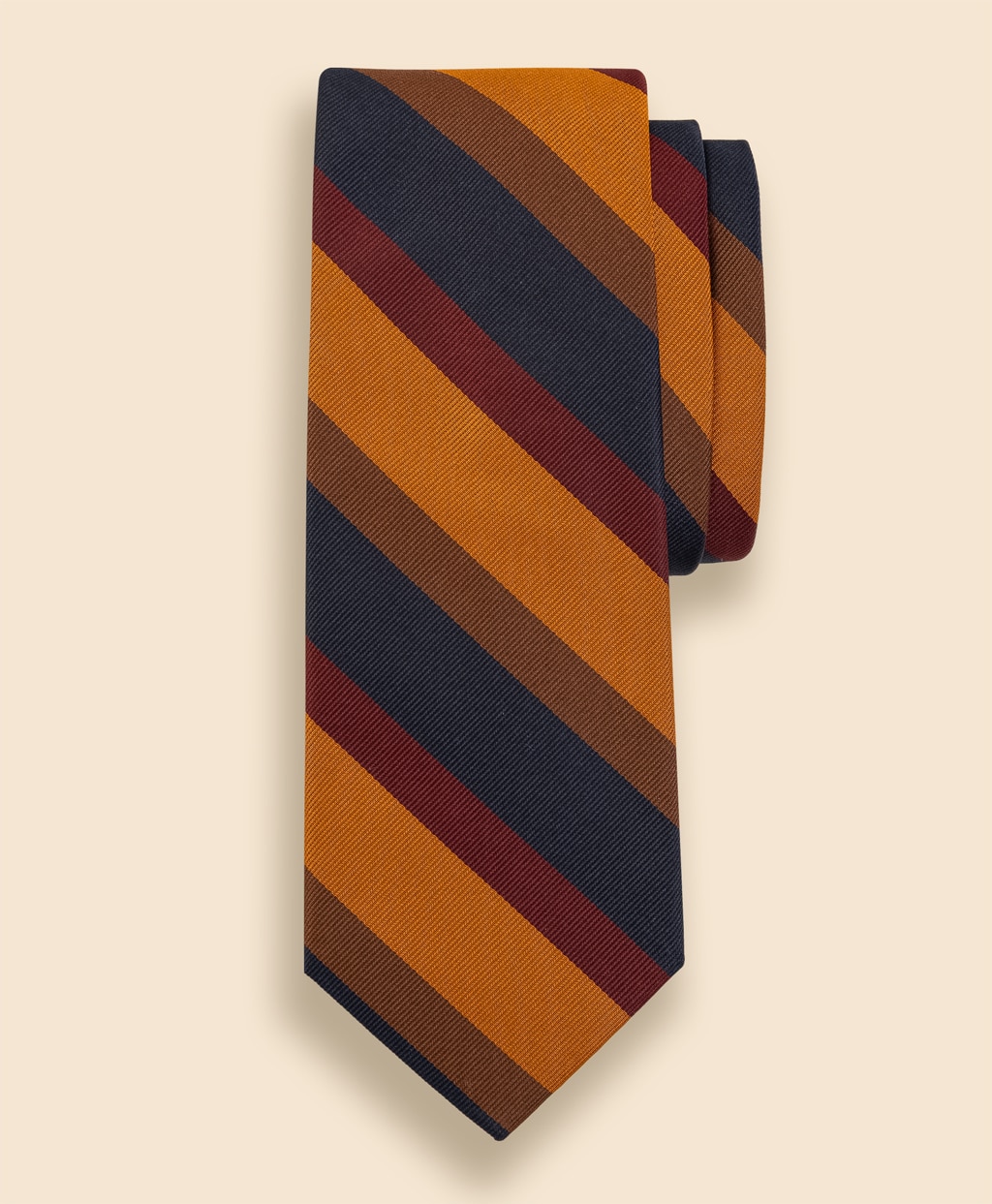 シルク　マルチワイドストライプ　レップタイ1