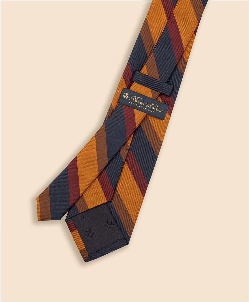 シルク　マルチワイドストライプ　レップタイ2