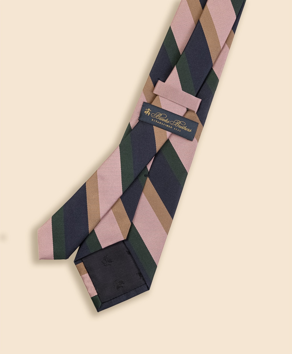 シルク　マルチワイドストライプ　レップタイ2