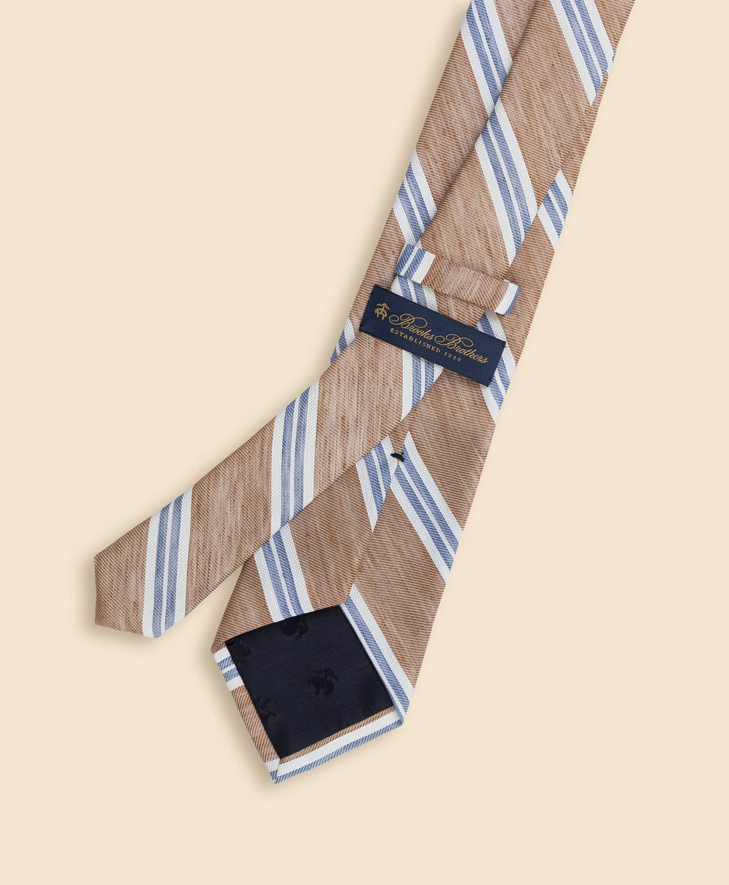 リネン／シルク　BB#1ストライプタイ2