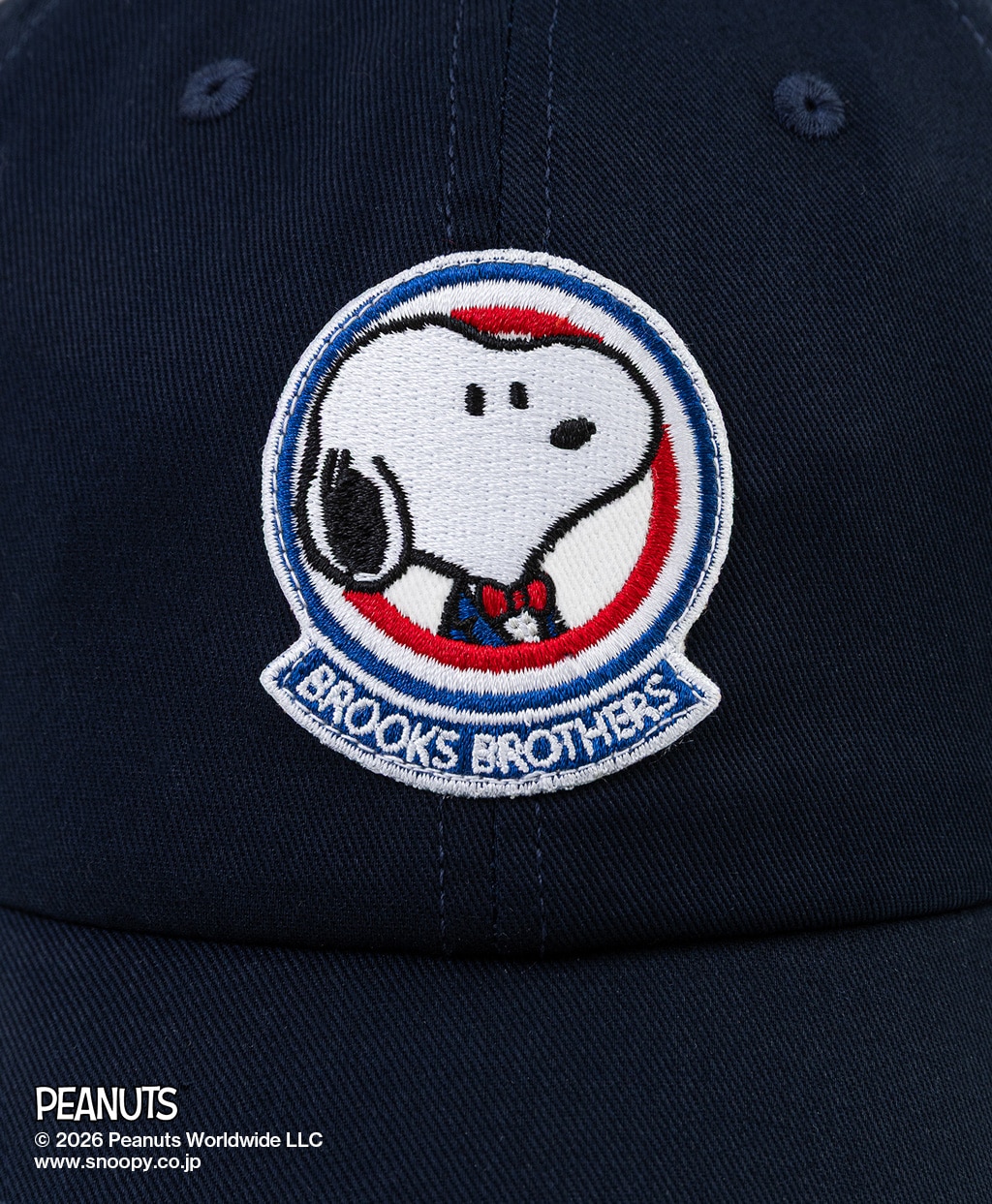 Brooks Brothers × PEANUTS　コットンツイル　スヌーピーエンブレム　ベースボールキャップ3