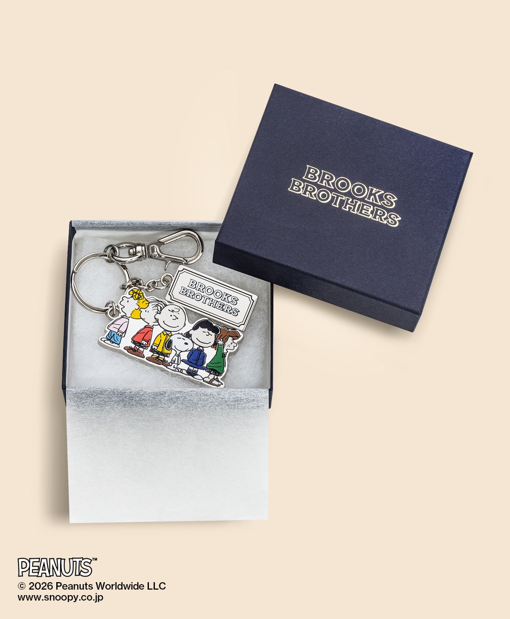 Brooks Brothers × PEANUTS　ピーナッツ・ギャング　キーフォブ3