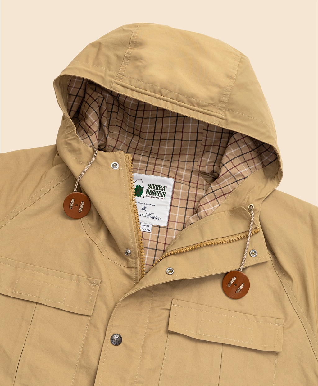 Brooks Brothers × SIERRA DESIGNS　コットン／ナイロン　オリジナルマウンテンパーカー4