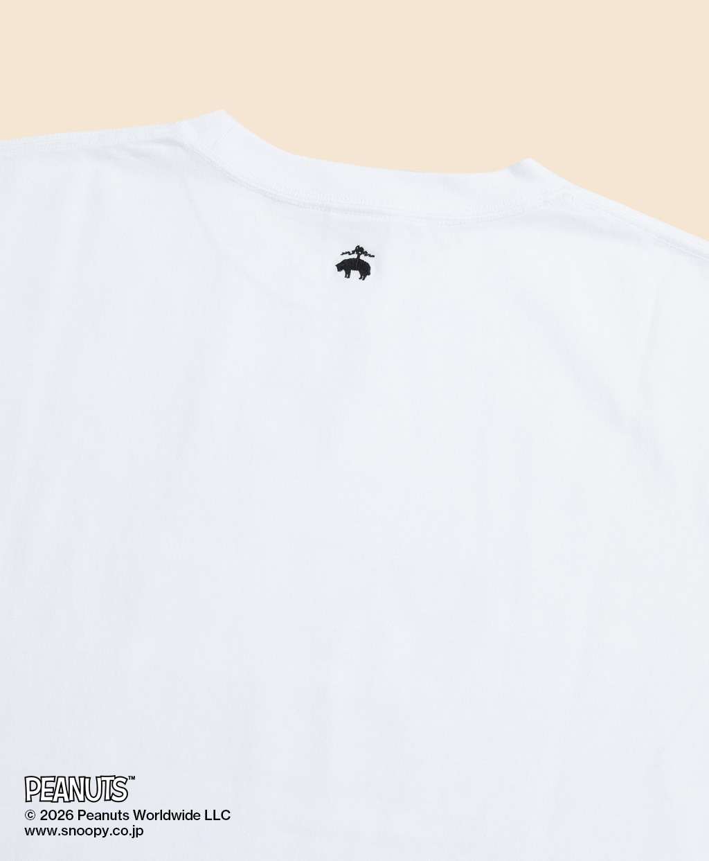 Brooks Brothers × PEANUTS　コットン　スヌーピー・ドッグハウスプリント　ロングスリーブTシャツ3