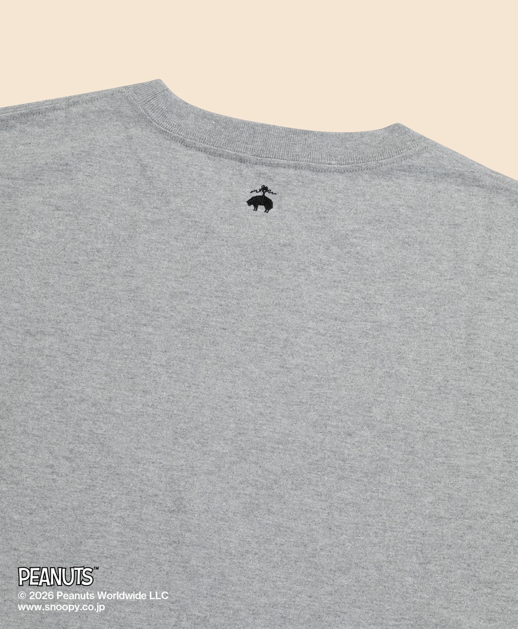 Brooks Brothers × PEANUTS　コットン　スヌーピー・ドッグハウスプリント　ロングスリーブTシャツ3