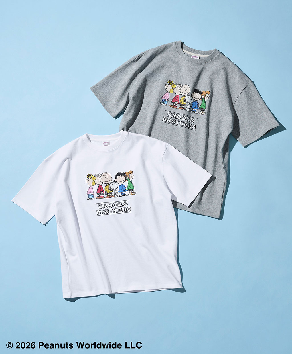 Brooks Brothers × PEANUTS　コットン　ピーナッツ・ギャングプリント　Tシャツ4