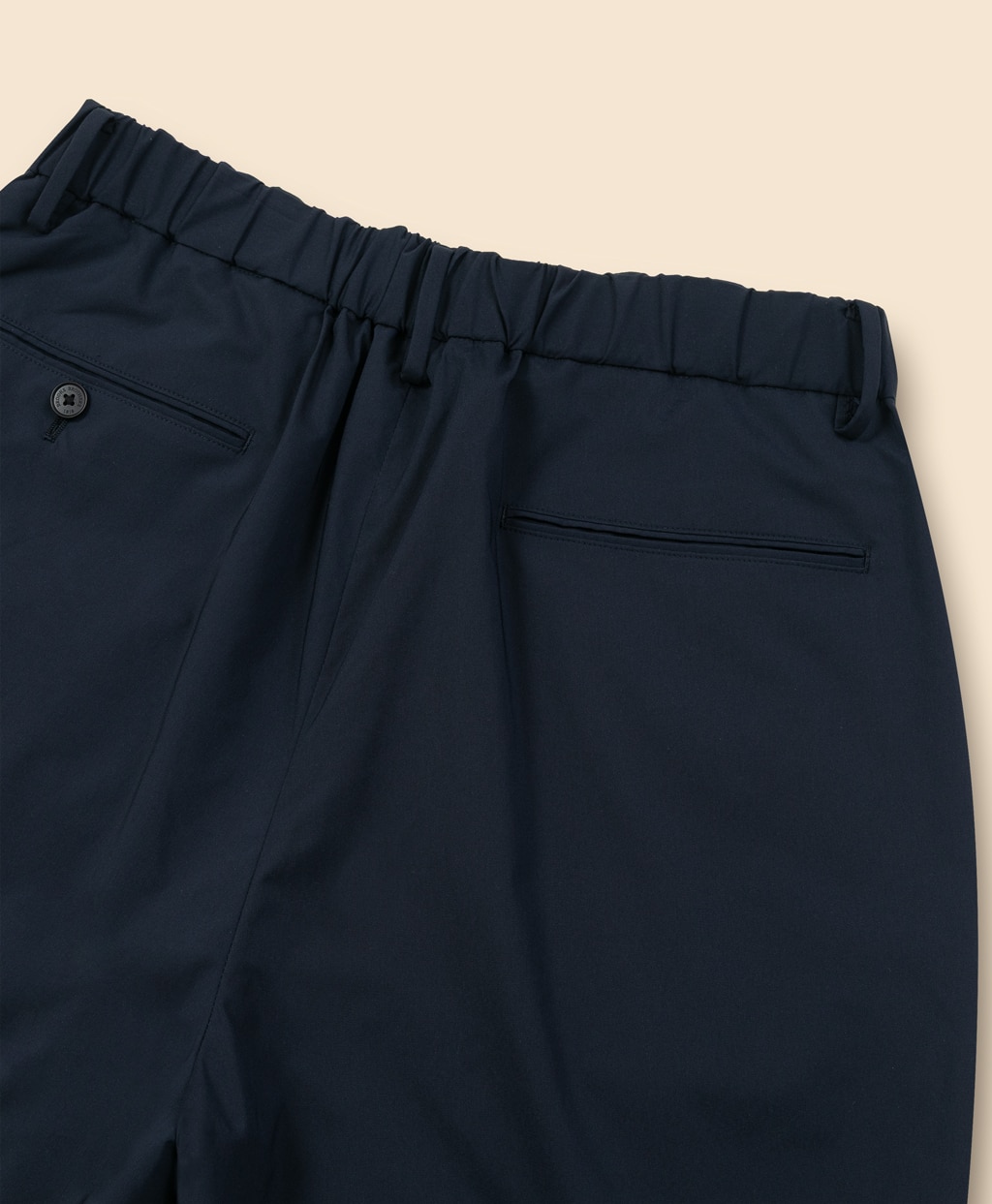 ◆オンラインストア限定◆ ポリエステルブレンド　ウォッシャブル　プレーンフロント　トラウザーズ2