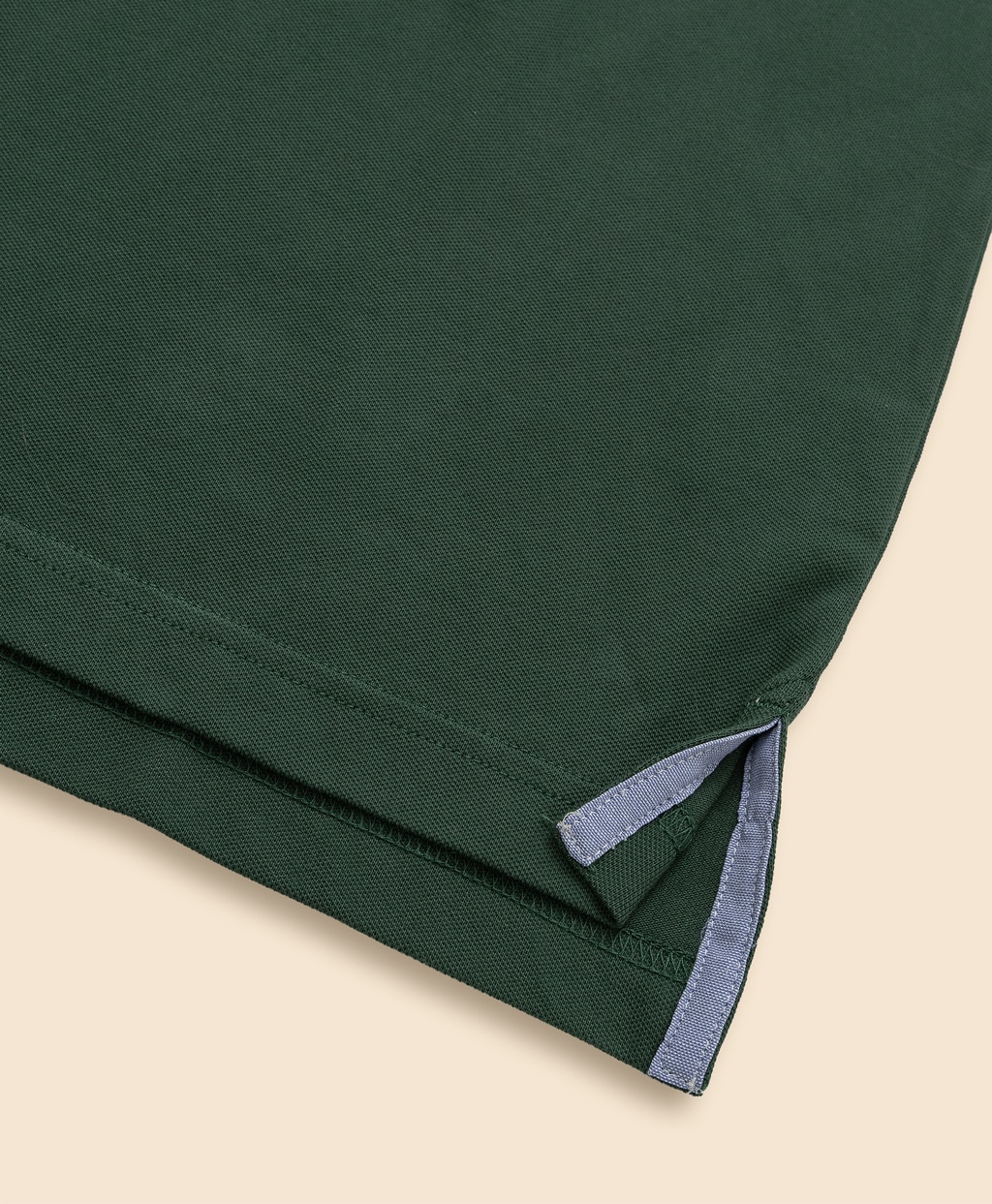 コットンストレッチピケ　スクリプトエンブロイダリー　ティップド　ポロシャツ　Slim Fit3