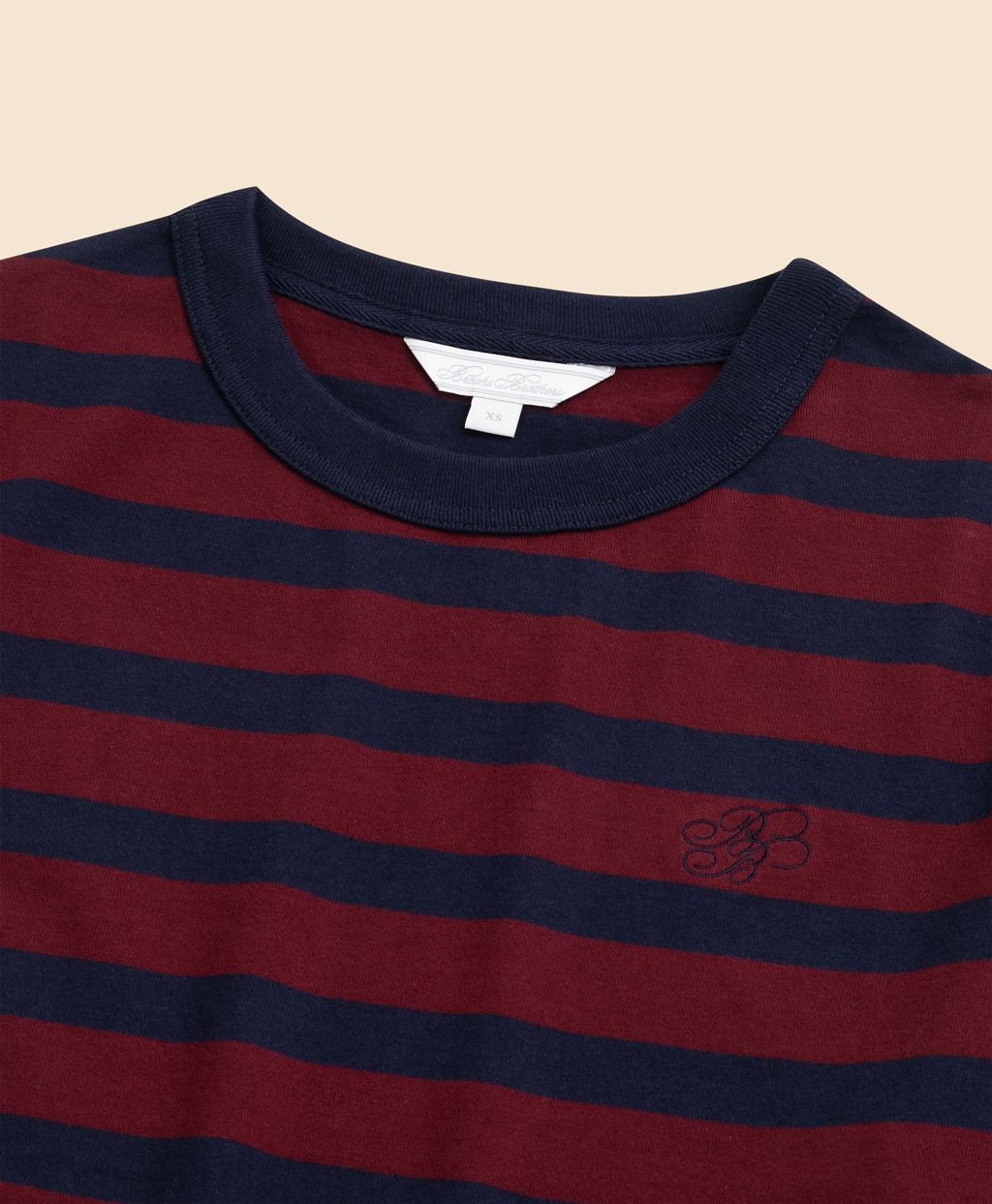 【Double B Collection】　コットン　BBロゴ　マリナーストライプ　ヘビーウェイトTシャツ3