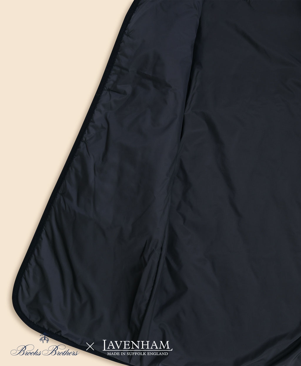 Brooks Brothers×LAVENHAM　ブランドン　キルティングフーデッドコート　Made in UK5